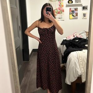 Rose maxi dress